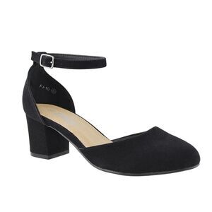 XY London Womens/Ladies Billie-May Chunky Strappy Mid Block Heel Court Shoes / J